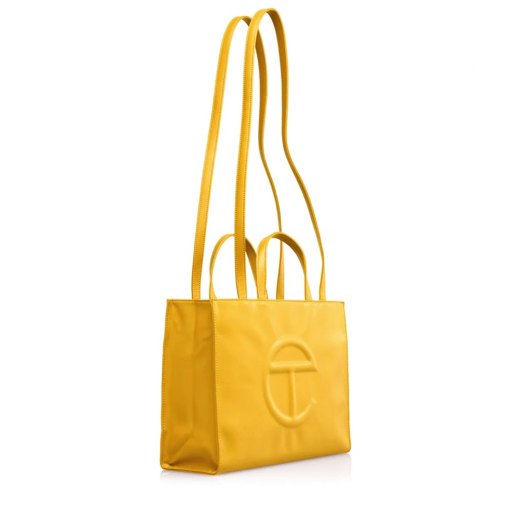 Telfar Medium Yellow Shopping Bag
